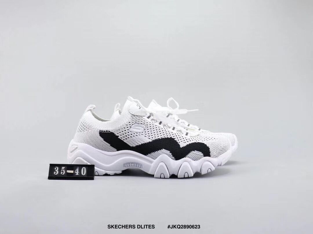 Skechers 2019SS D'Lites 2 Sockfit Women Sneakers White 35-40